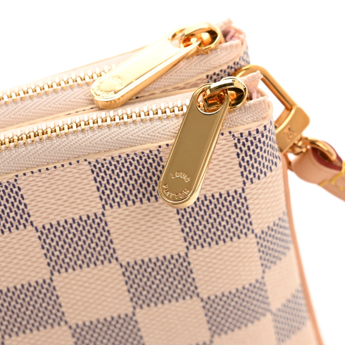 Damier Azur Double Zip Pochette