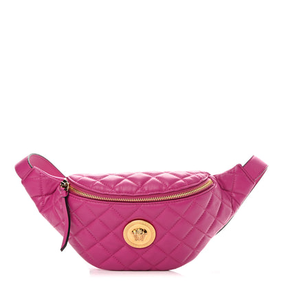 Versace Nappa Quilted Medusa Belt Bag Pink 1 of 14