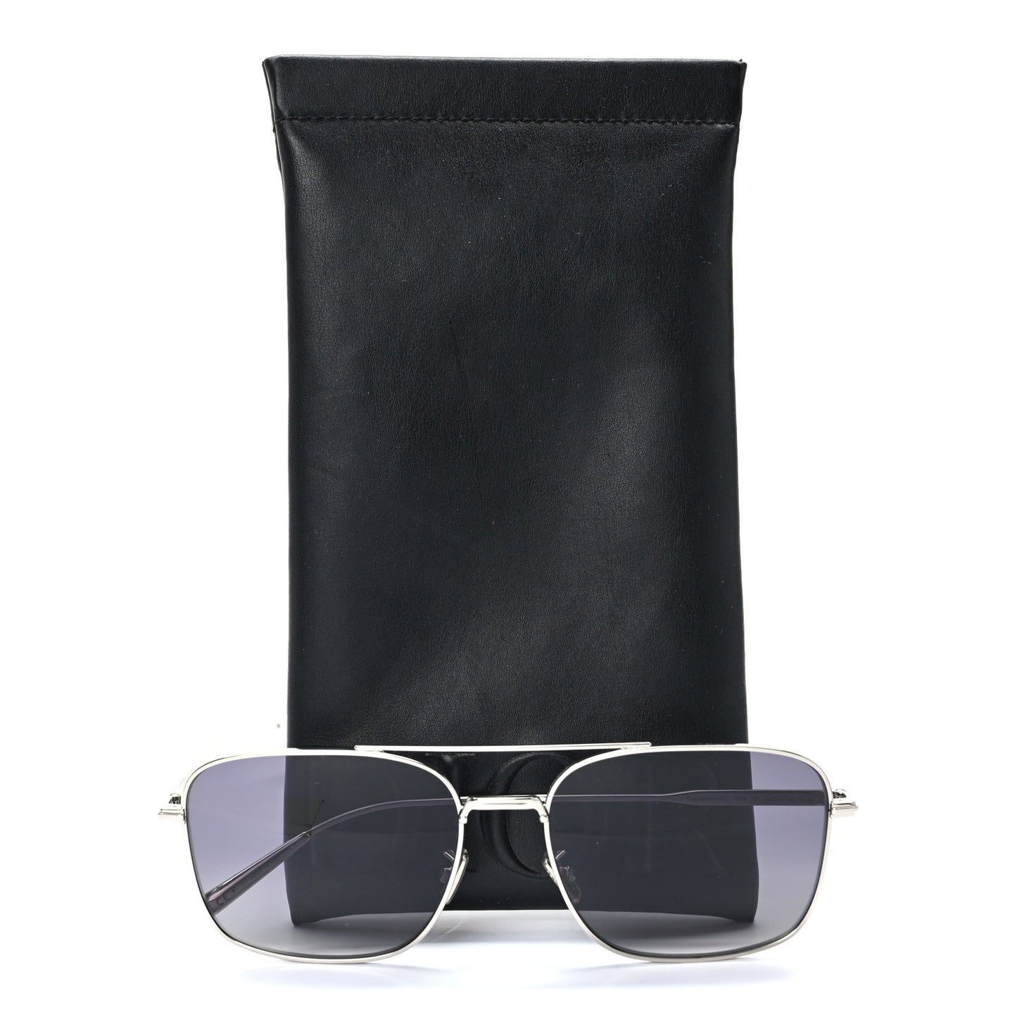 Metal Blacksuit Sunglasses N1F Silver Black
