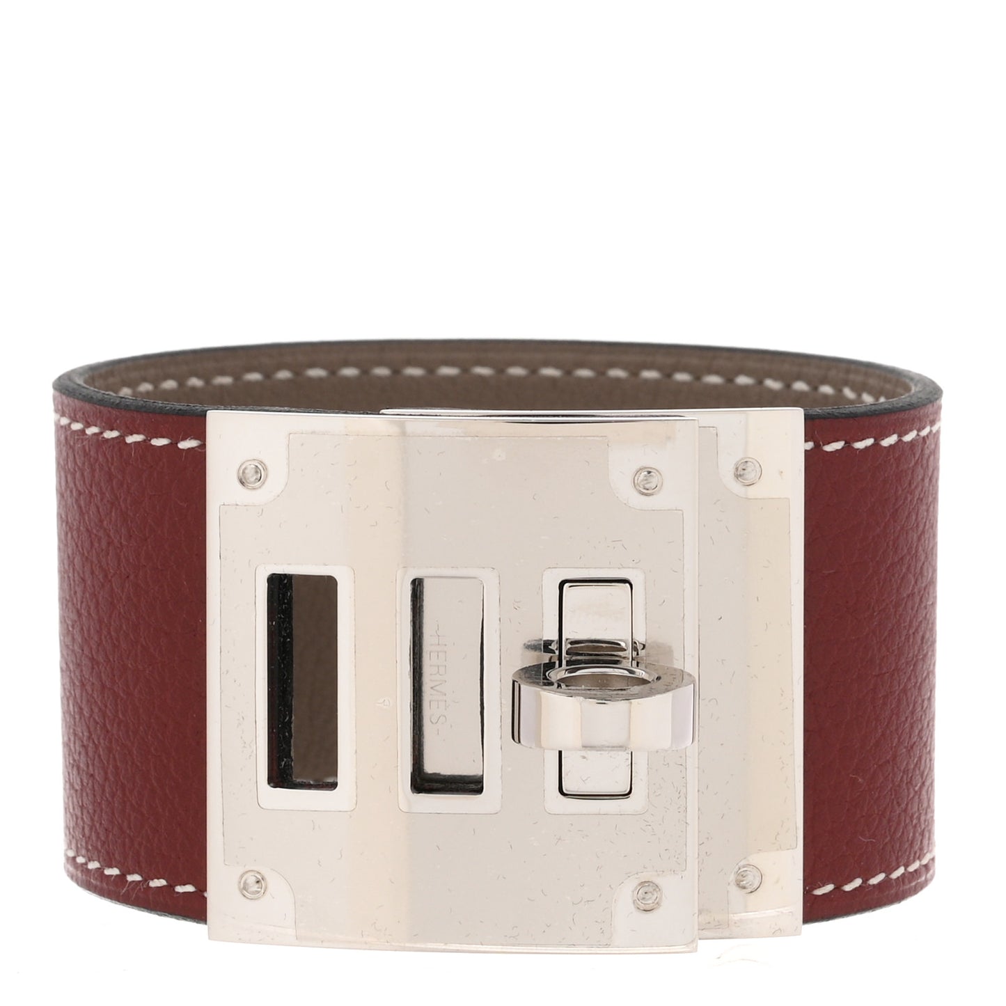 Evercolor Kelly Dog Bracelet T1 Rouge H