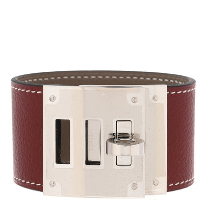 Hermes Evercolor Kelly Dog Bracelet T1 Rouge H 1 of 6