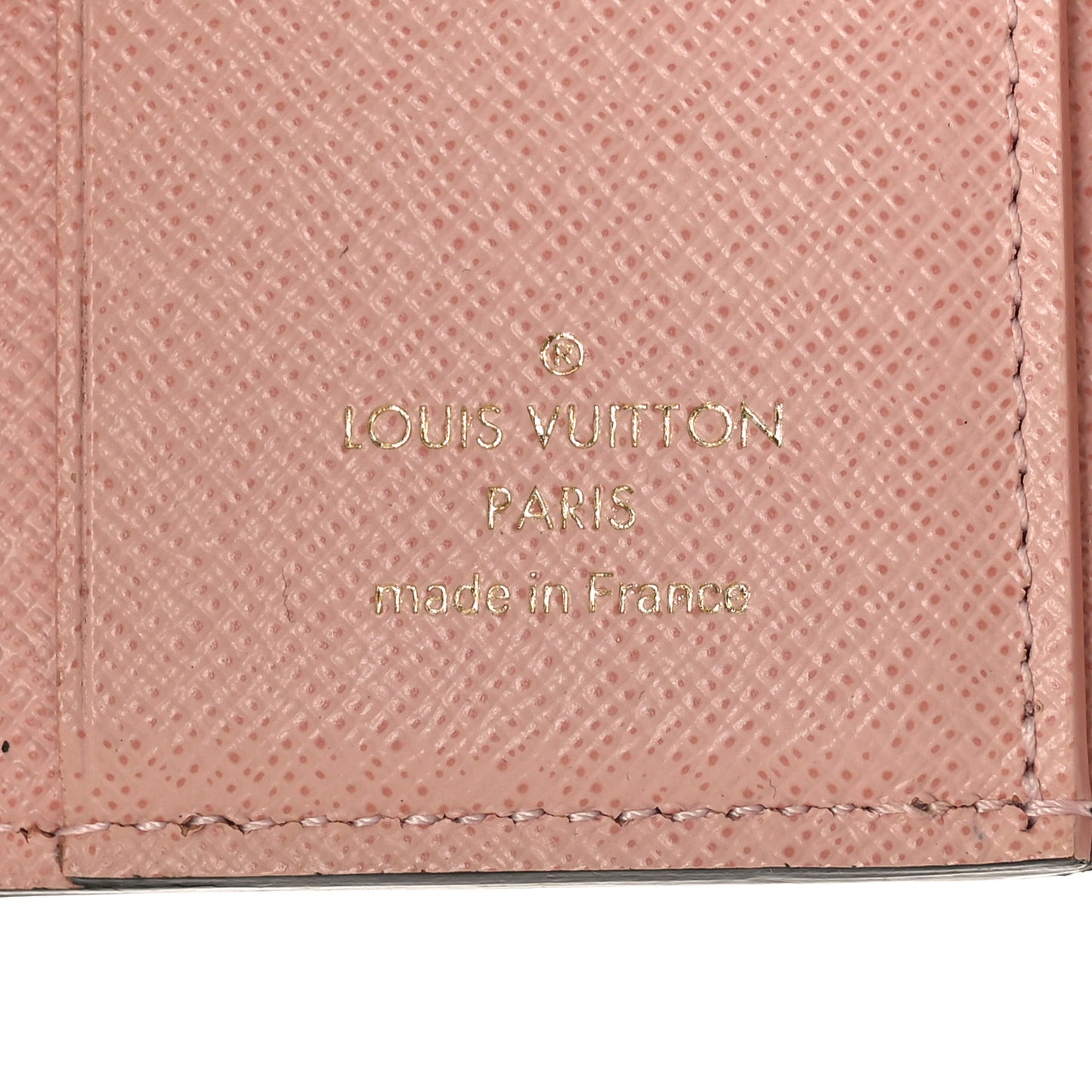 Damier Ebene Zoe Wallet Rose Ballerine
