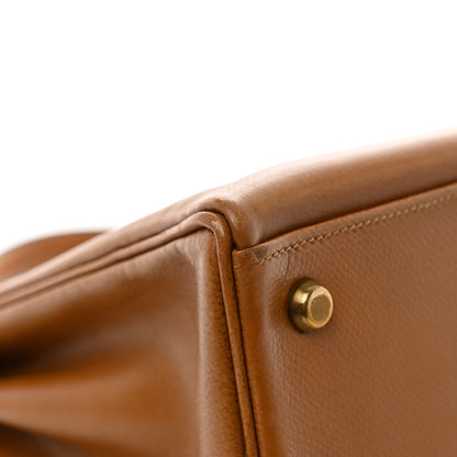 Hermes Courchevel Kelly Retourne 32 Gold 14 of 18