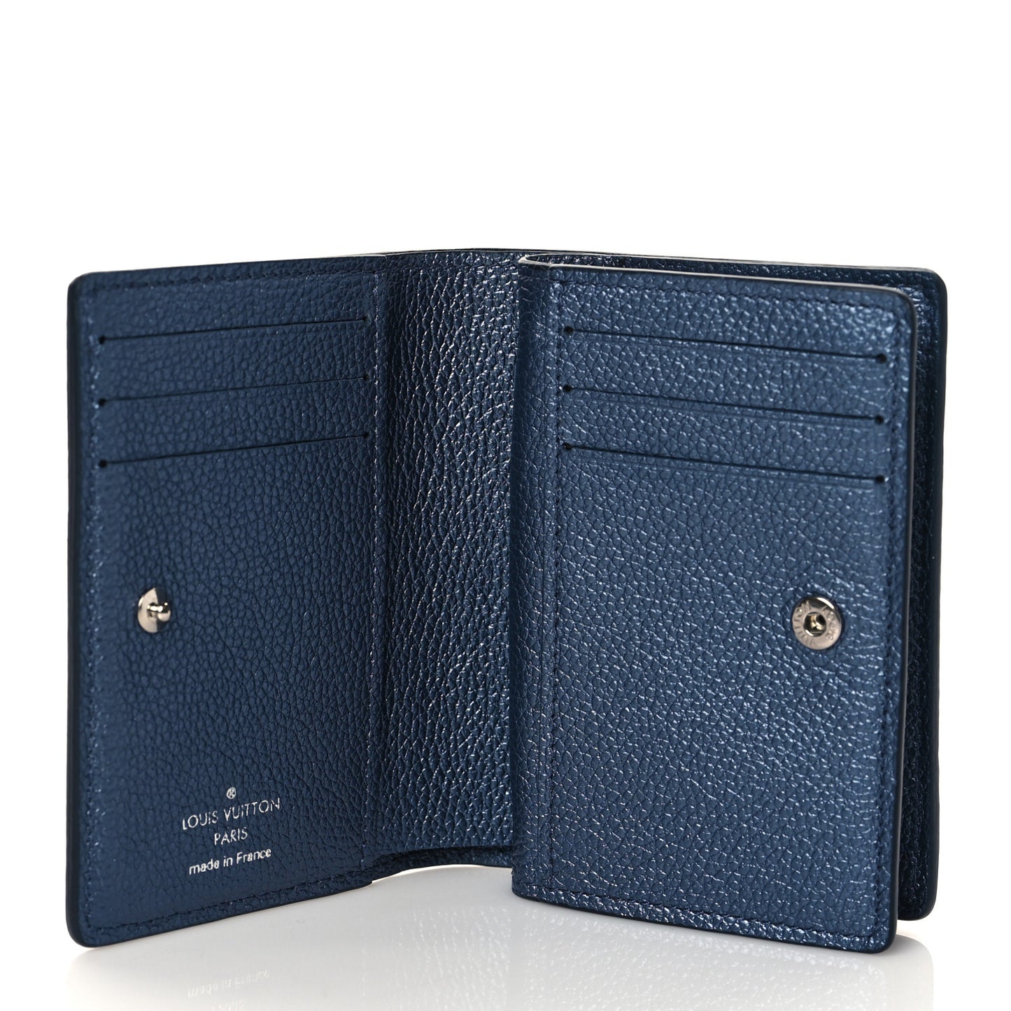 Metallic Empreinte Clea Wallet Navy Nacre
