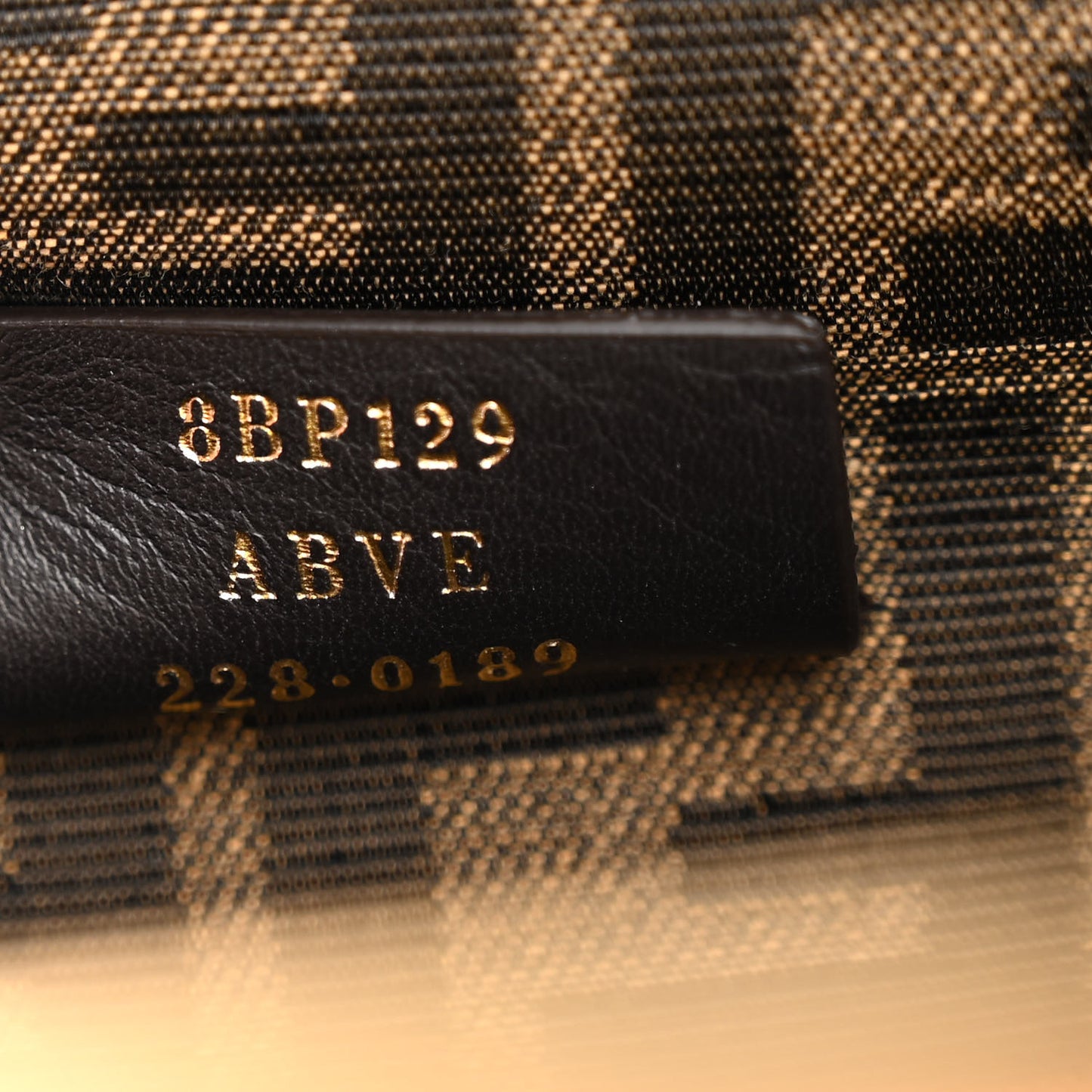 Shiny Nappa Small Fendi First Midnight Blue