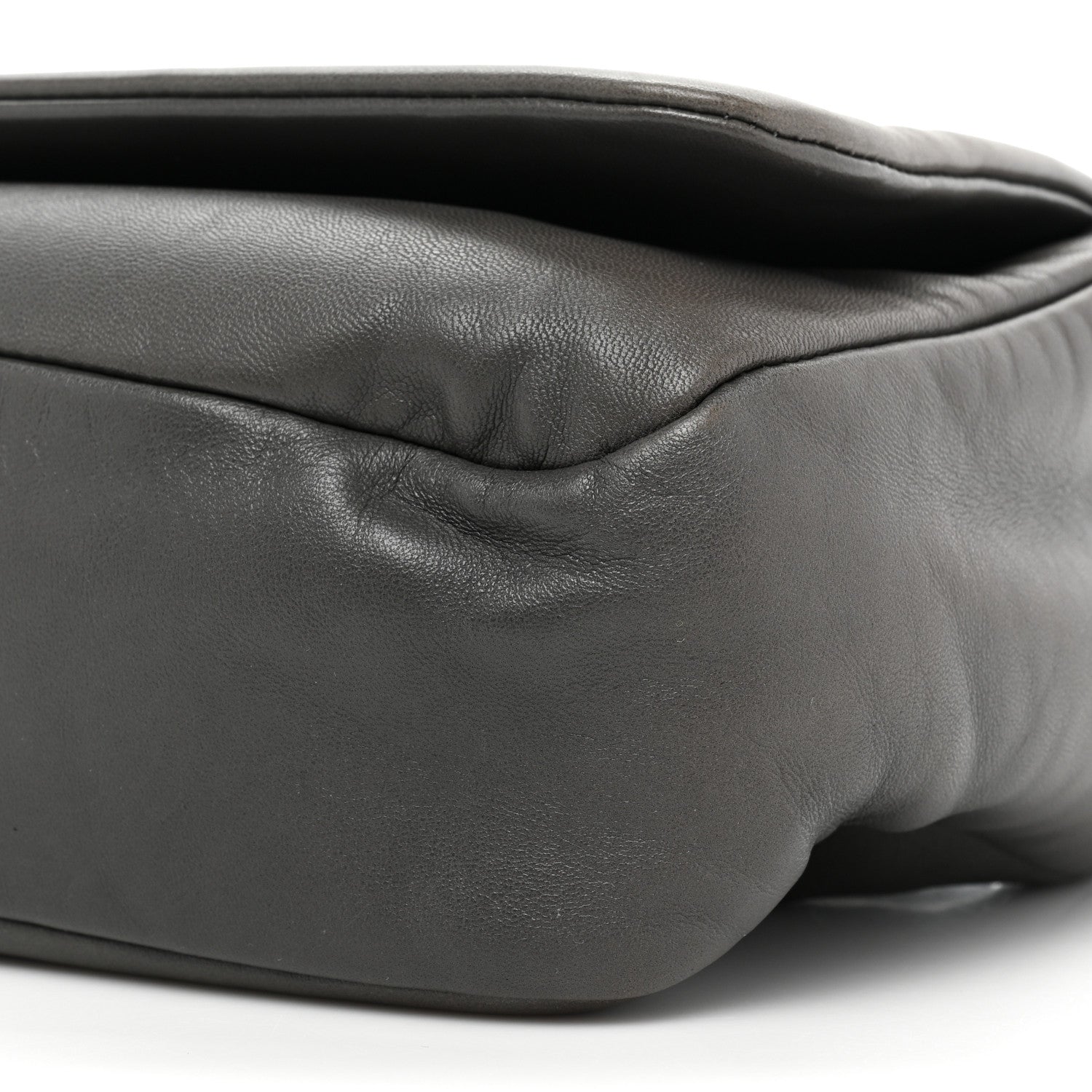 Chanel Lambskin Studded CC East West Flap Grey 8 of 13