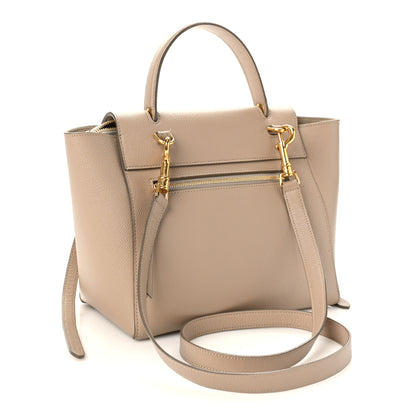 Celine Grained Calfskin Nano Belt Bag Light Taupe 2 of 12
