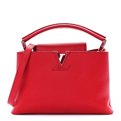 Louis Vuitton Taurillon Capucines PM Scarlet 1 of 10