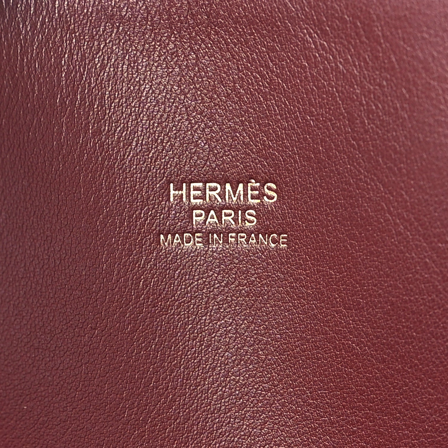 Hermes Taurillon Clemence Bolide 35 Bordeaux 6 of 9