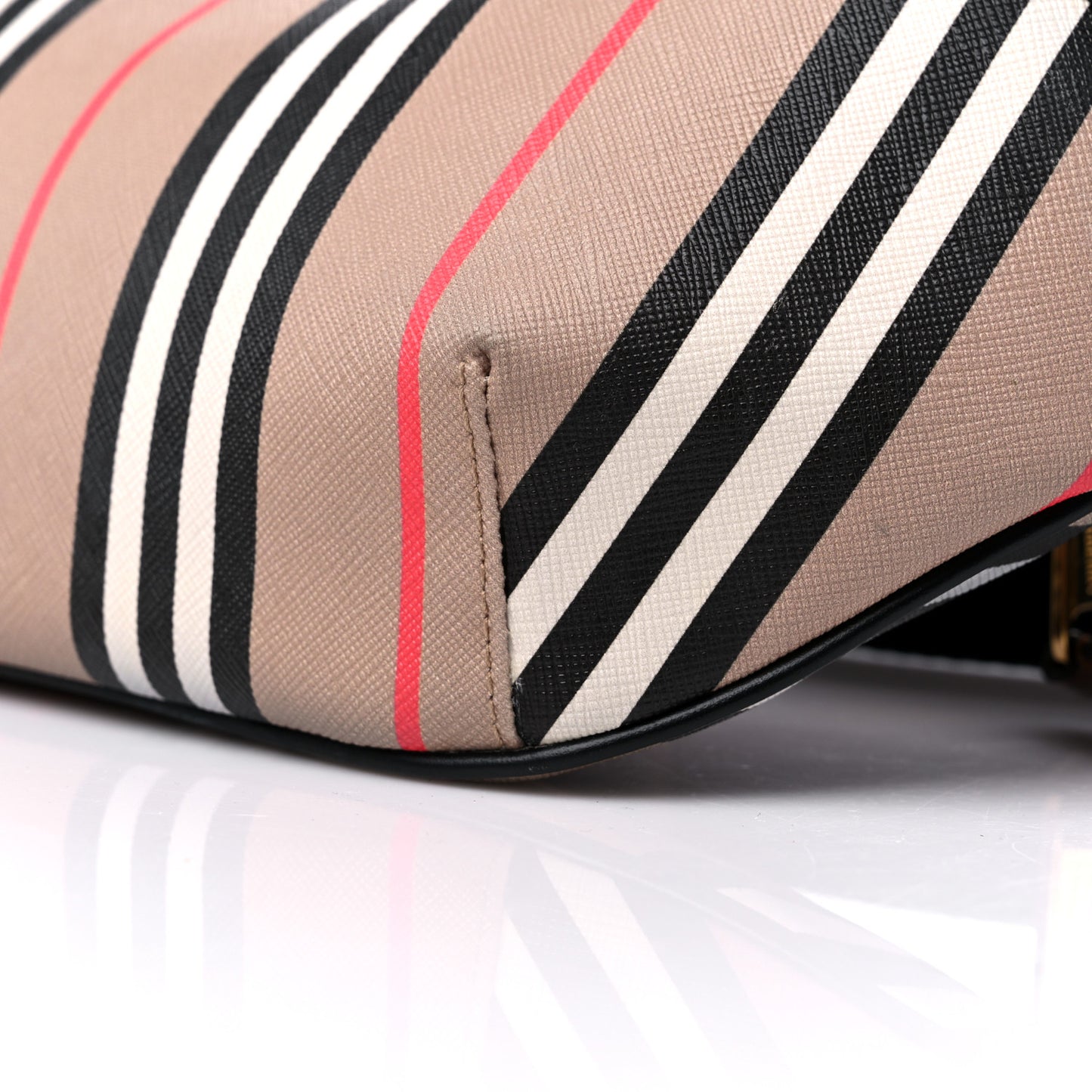 E-Canvas Icon Stripe Sonny Bum Bag Archive Beige