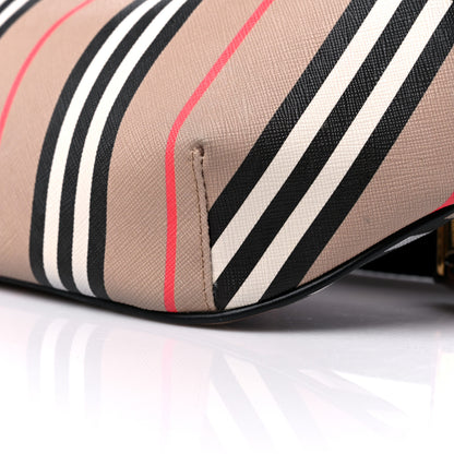 Burberry E-Canvas Icon Stripe Sonny Bum Bag Archive Beige 8 of 8