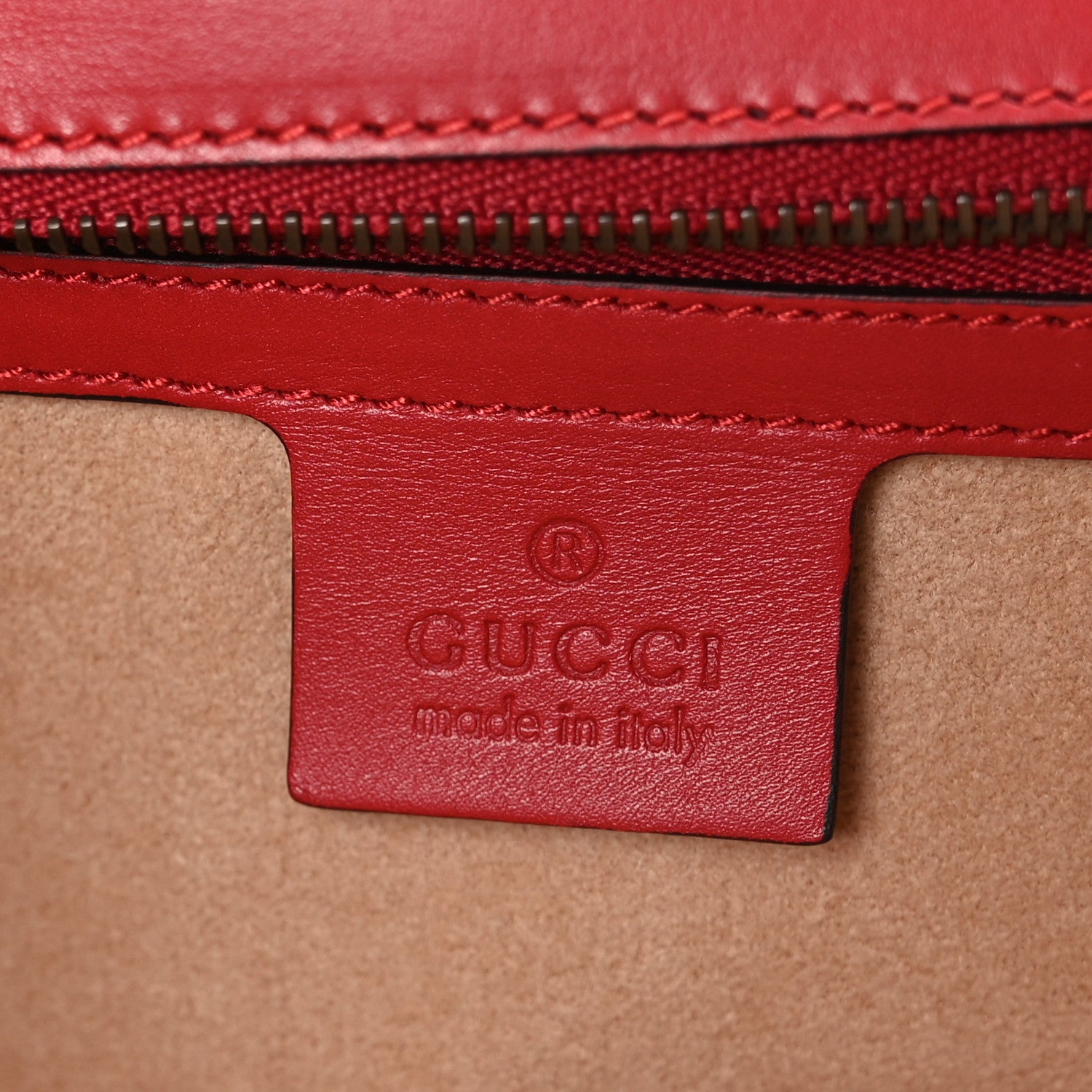 Gucci Calfskin Bamboo Trapuntata Queen Margaret Top Handle Bag Mystic White Hibiscus Red 6 of 9