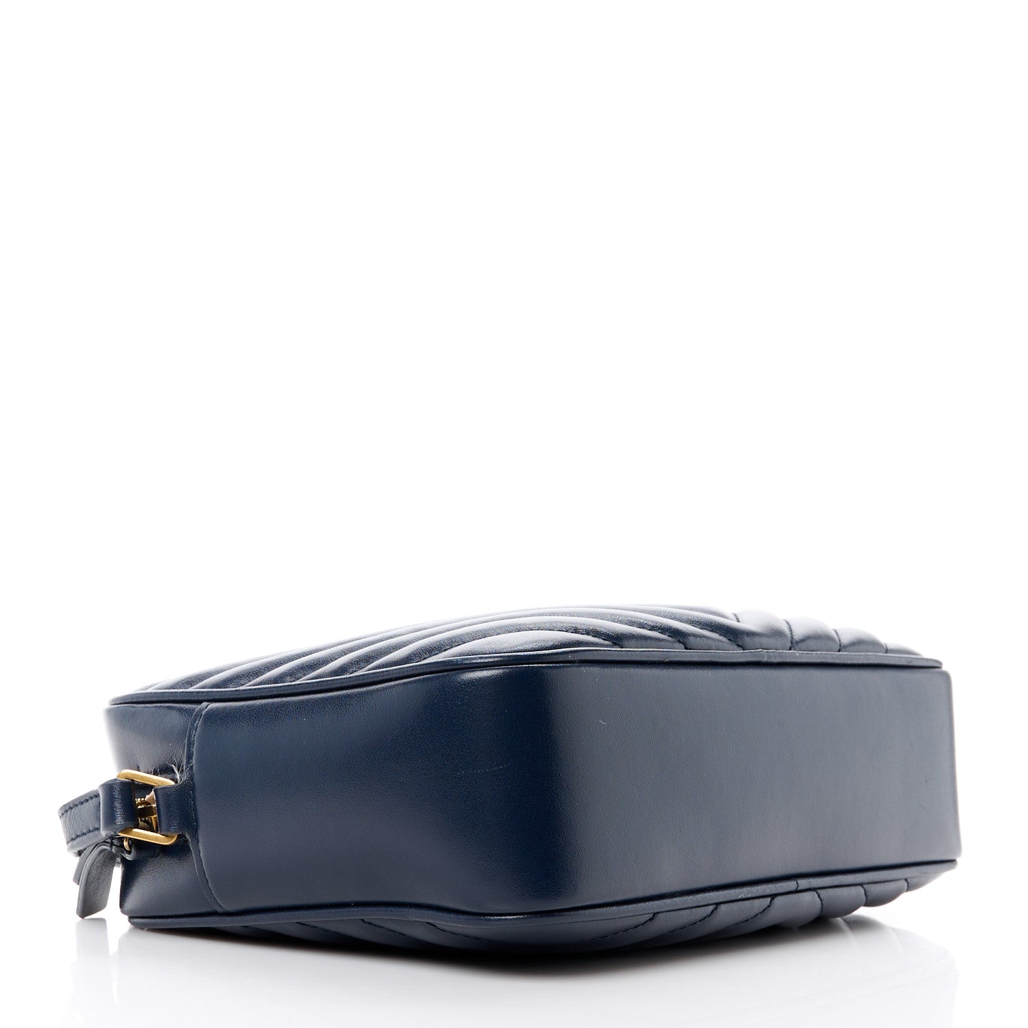 Saint Laurent SAINT LAURENT Calfskin Matelasse Monogram Lou Camera Bag Navy 4 of 10