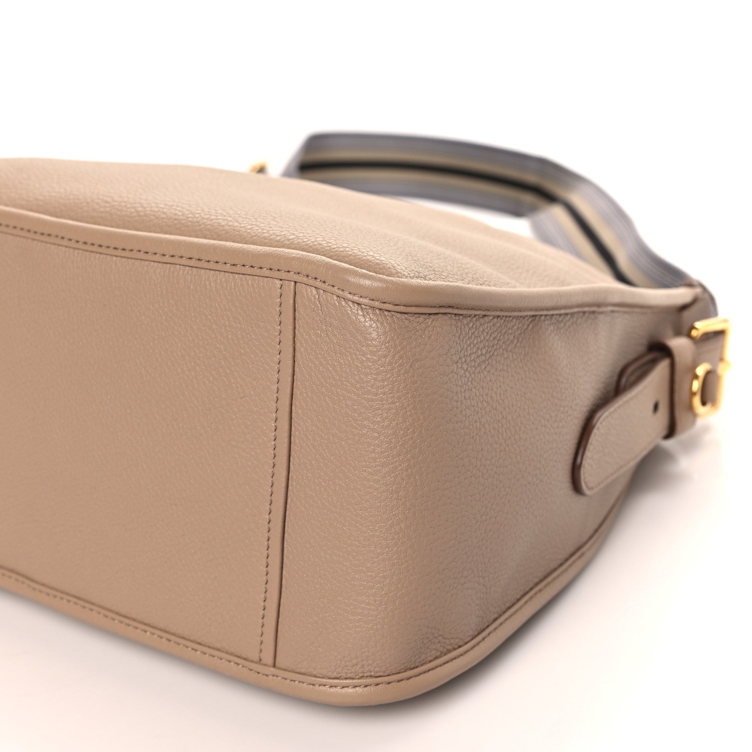 Prada Vitello Daino Hobo Messenger Bag Cammeo 8 of 8