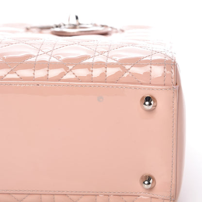Christian Dior Patent Cannage Large Lady Dior Light Pink 15 of 19
