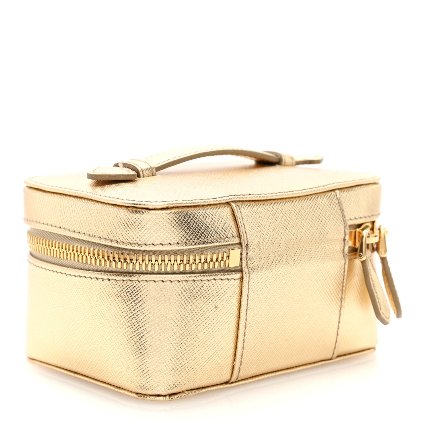 Prada Saffiano Beauty Case Platino 4 of 7