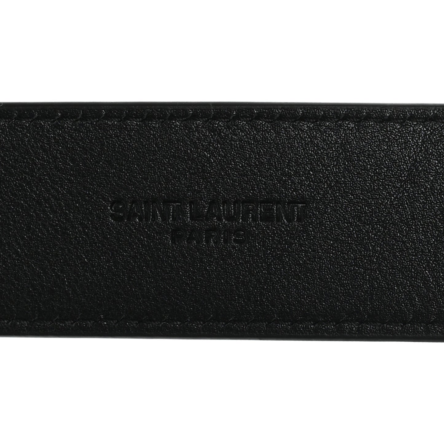 Smooth Calfskin Monogram Square Buckle Belt 65 26 Black