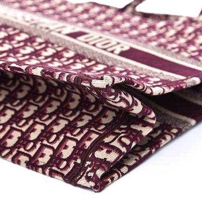 Christian Dior Oblique Large Book Tote Burgundy Multicolor 11 of 11