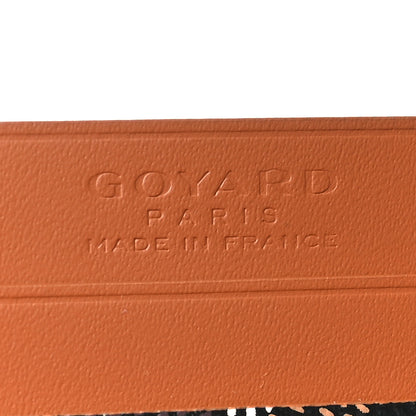 Goyard Goyardine Saint Sulpice Card Holder Black Gold 7 of 8