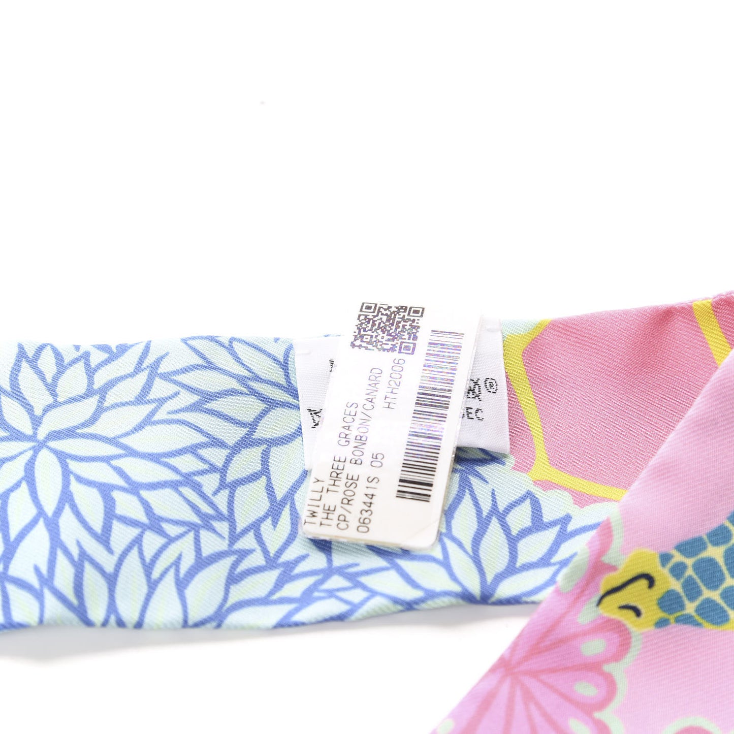 Silk The Three Graces Twilly Rose Bonbon Canard