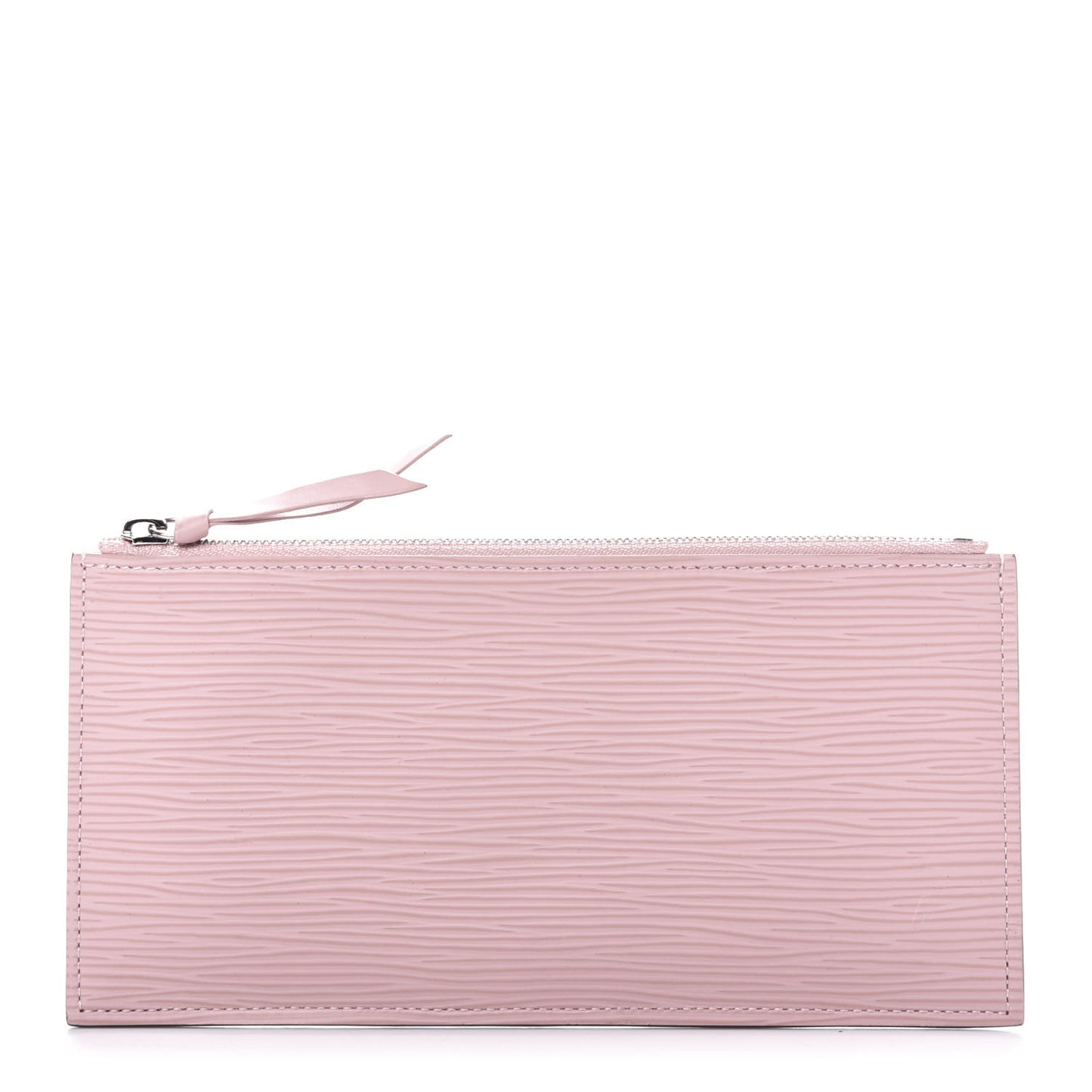 Epi Felicie Chain Wallet Zippered Insert Rose Ballerine