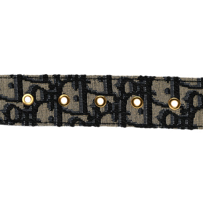 Christian Dior Oblique 30 Montaigne 35mm Belt 75 30 Blue 6 of 7