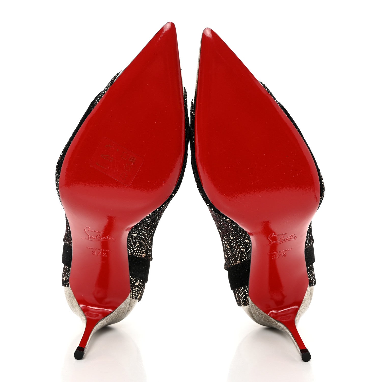 Christian Louboutin Glitter Palace SP Oxyde Eklectica 85 Pumps 37.5 Multi 5 of 7