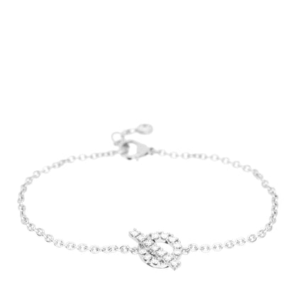 Hermes 18K White Gold Diamond Finesse Bracelet ST 1 of 5