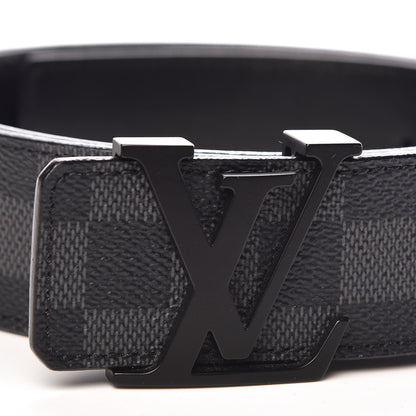 Louis Vuitton Damier Graphite 40mm LV Initiales Belt 105 42 8 of 13