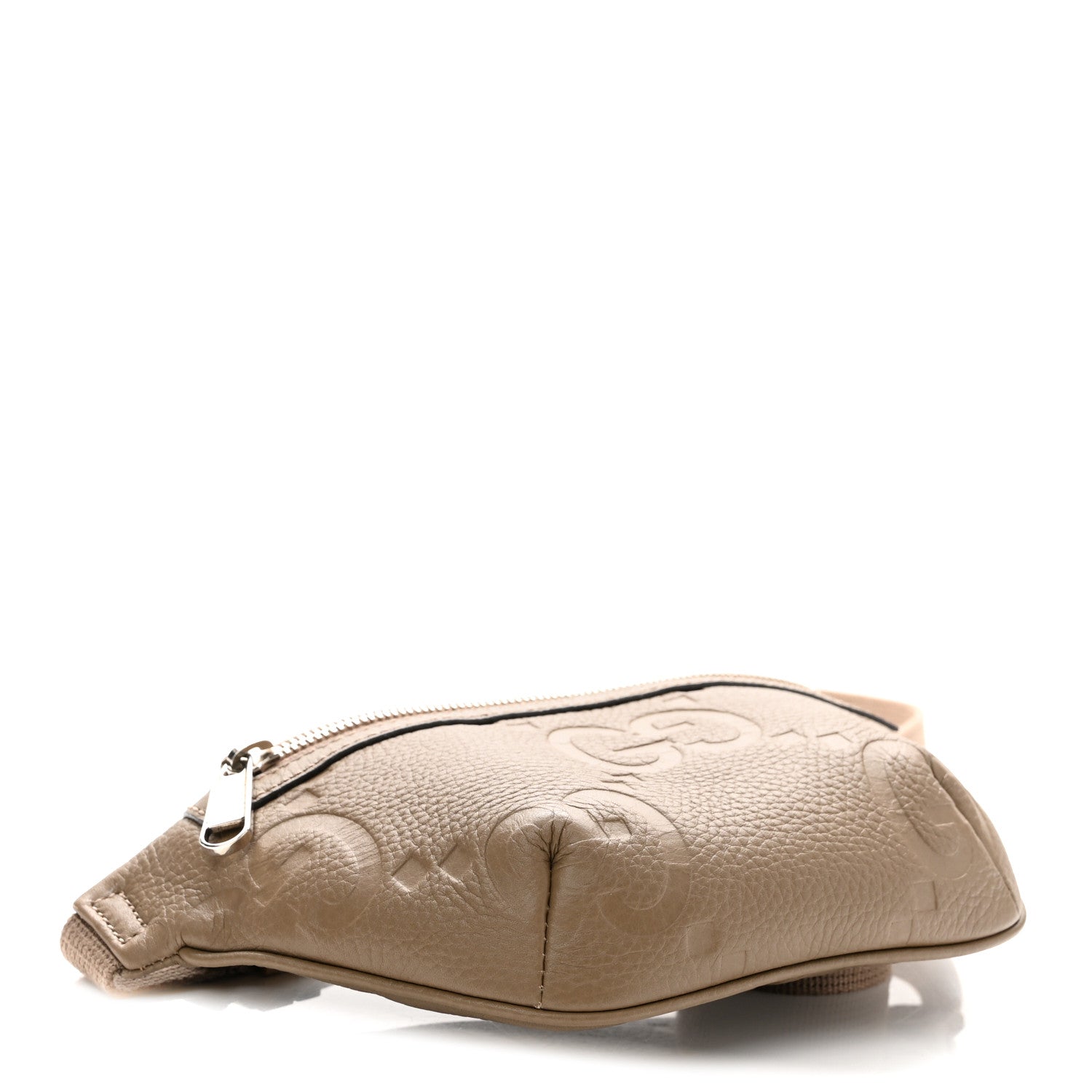 Gucci Piuma Calfskin Jumbo GG Embossed Small Belt Bag Good Taupe 4 of 10
