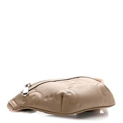 Gucci Piuma Calfskin Jumbo GG Embossed Small Belt Bag Good Taupe 4 of 10