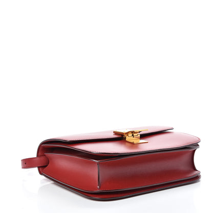 Celine Box Calfskin Medium Classic Box Flap Bag Red 3 of 11