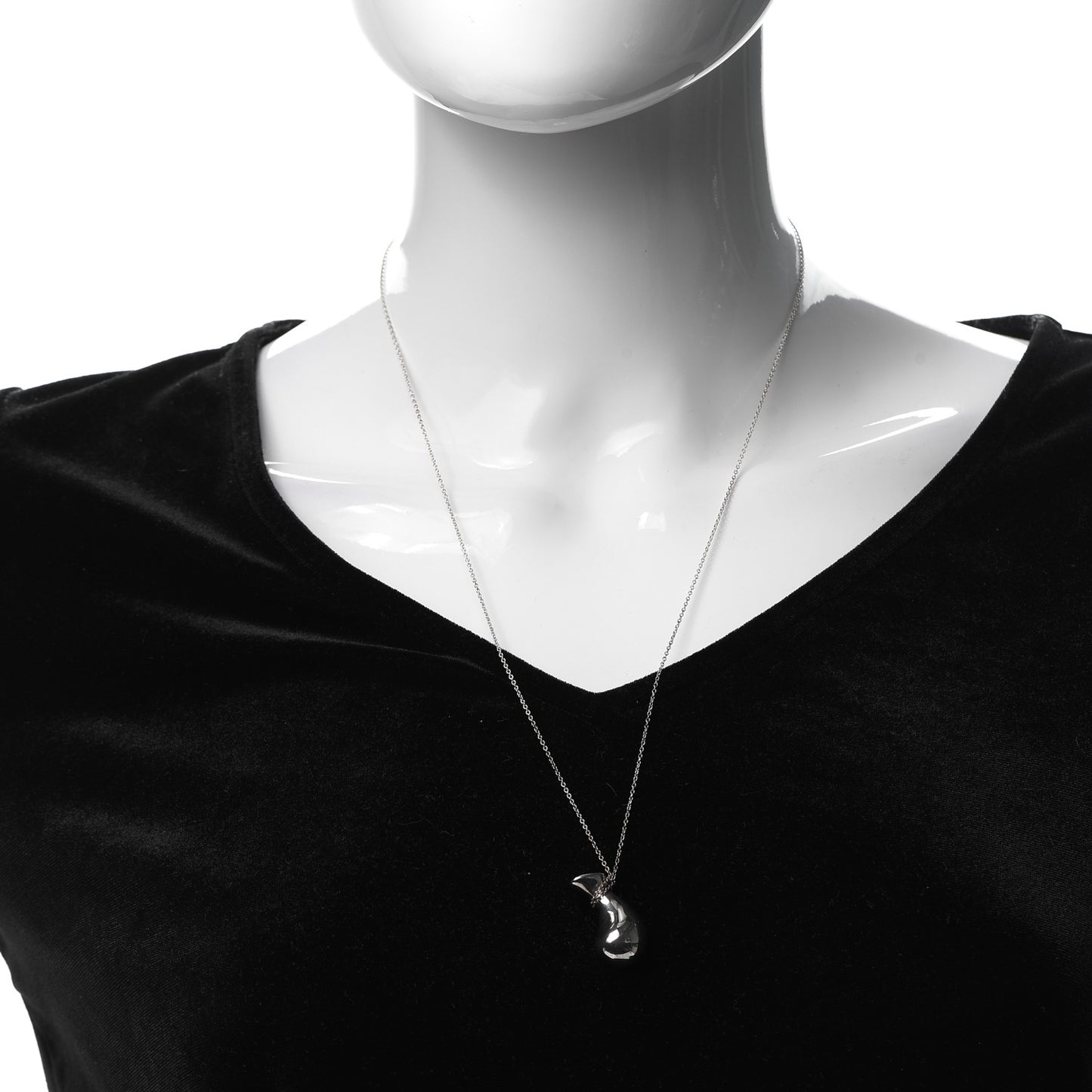 Sterling Silver Elsa Peretti Bottle Jug Pendant Necklace