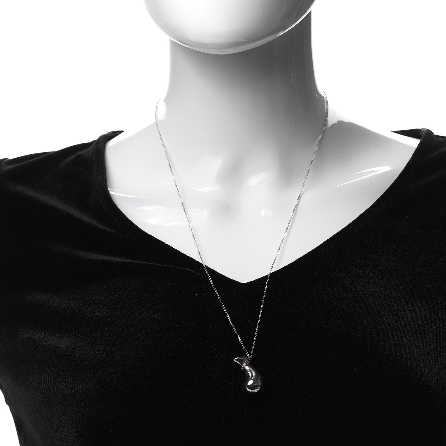Tiffany Sterling Silver Elsa Peretti Bottle Jug Pendant Necklace 2 of 7