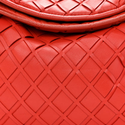 Chanel Lambskin Woven Medium Ultimate Soft Sombrero Hobo Red 8 of 11
