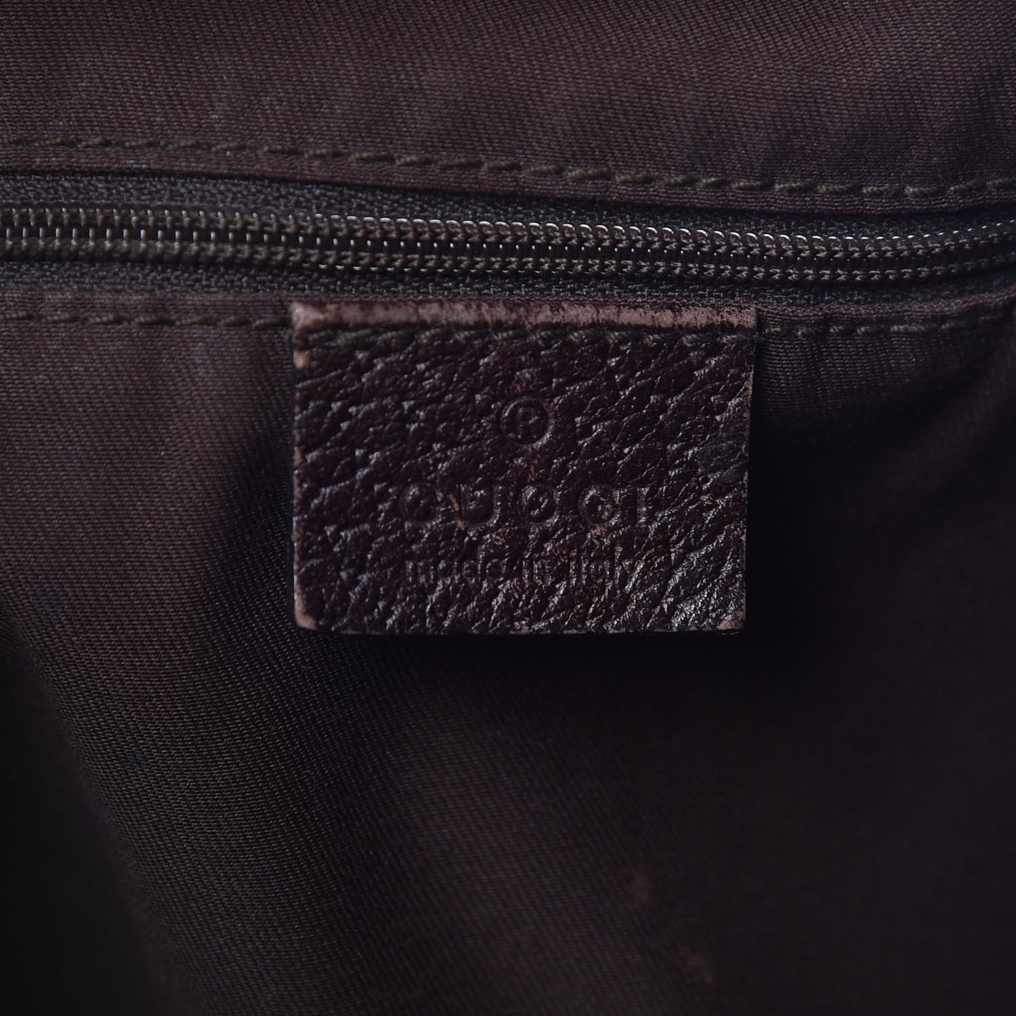 Monogram Medium Abbey Shoulder Bag Dark Brown