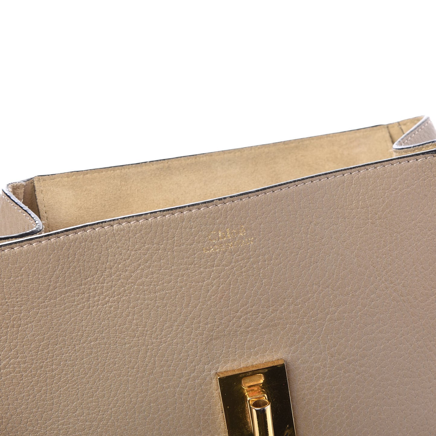 Grained Lambskin Drew Shoulder Bag Motty Grey