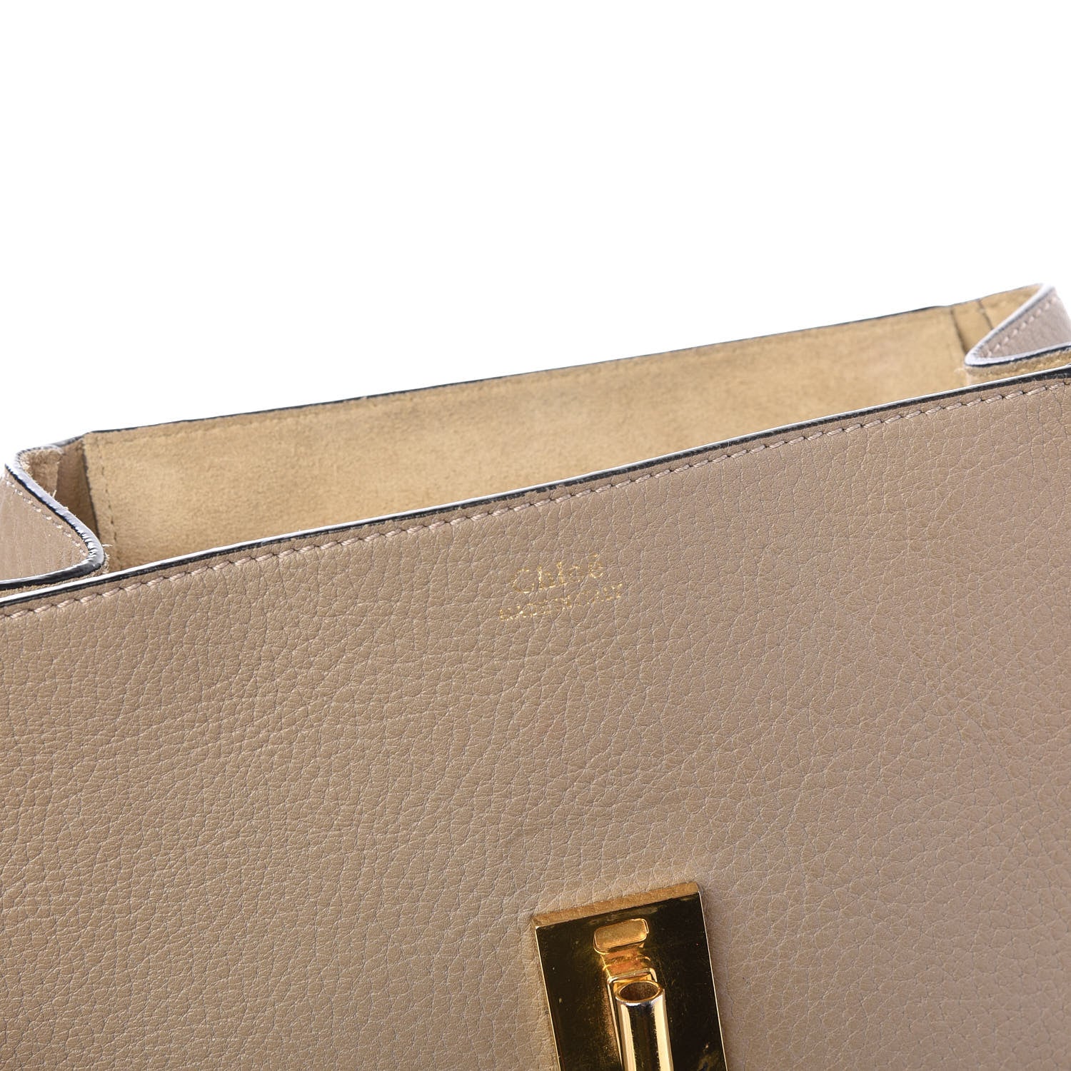 Chloe Grained Lambskin Drew Shoulder Bag Motty Grey 7 of 9