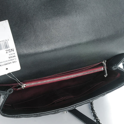 Chanel Caviar Quilted Small Coco Handle Flap Black 5 of 8