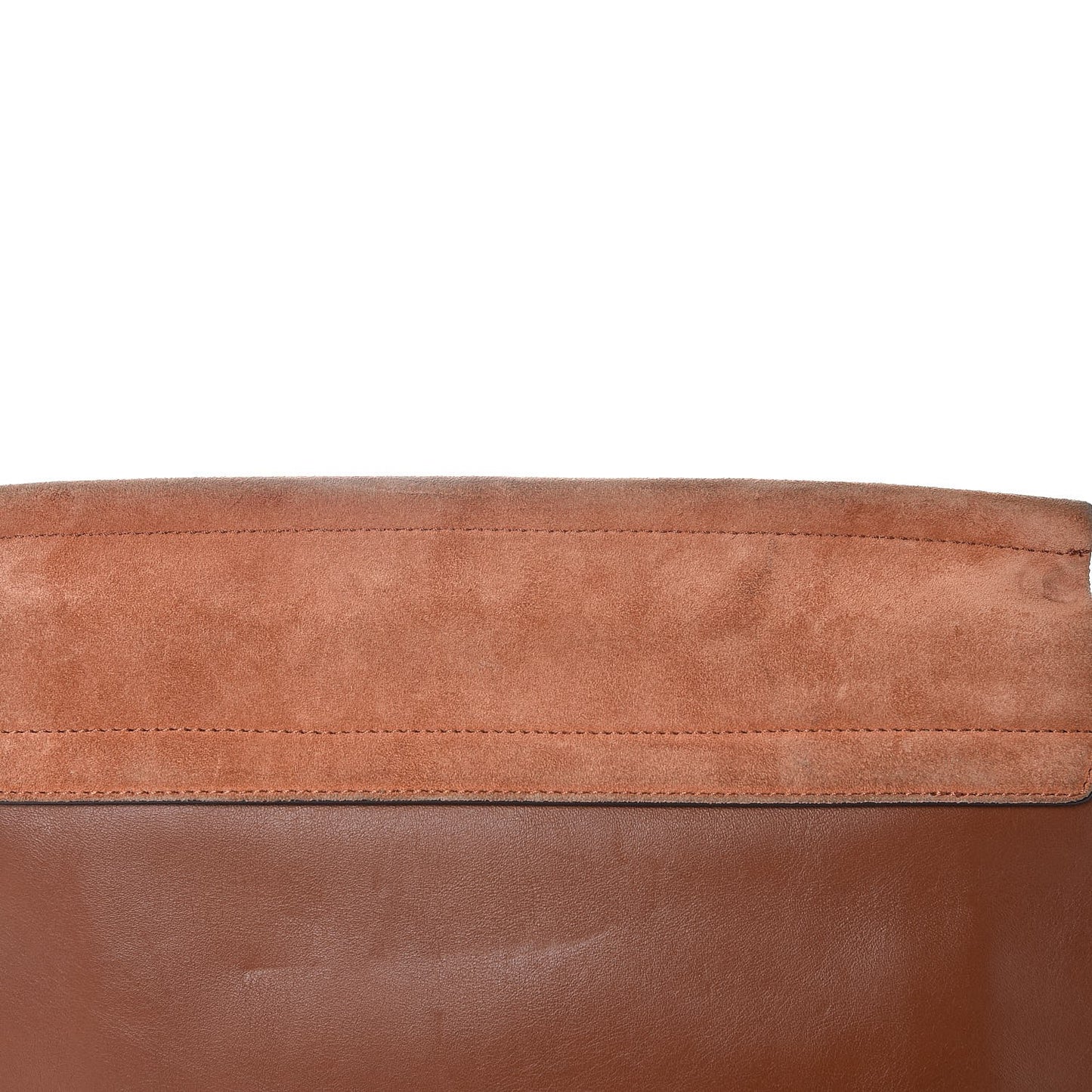 Suede Calfskin Medium Faye Shoulder Bag Tobacco
