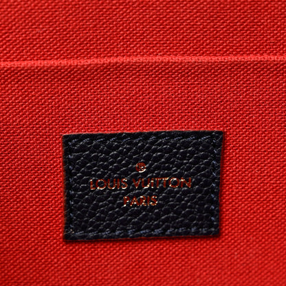 Louis Vuitton Empreinte Pochette Felicie Chain Wallet Marine Rouge 7 of 9