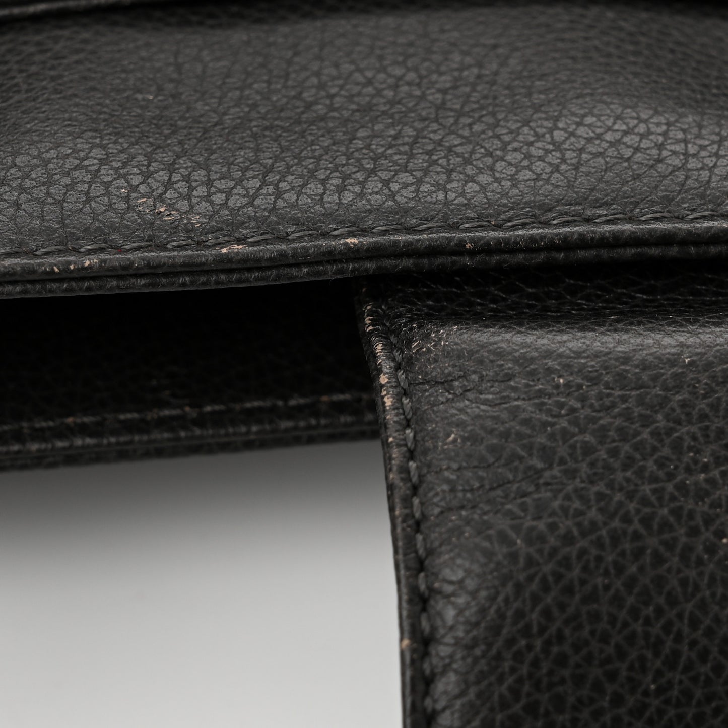 Calfskin Tall Cerf Tote Anthracite