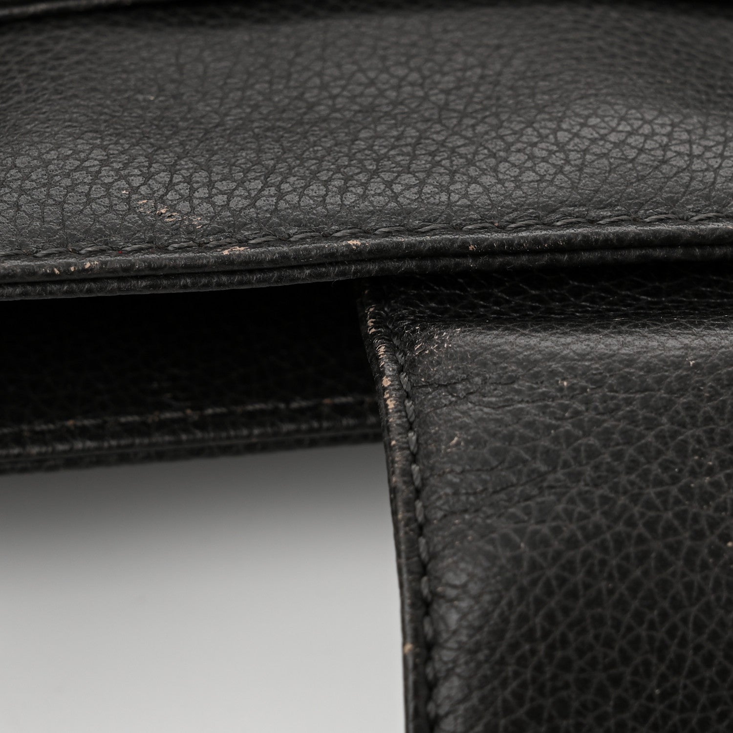 Chanel Calfskin Tall Cerf Tote Anthracite 13 of 14