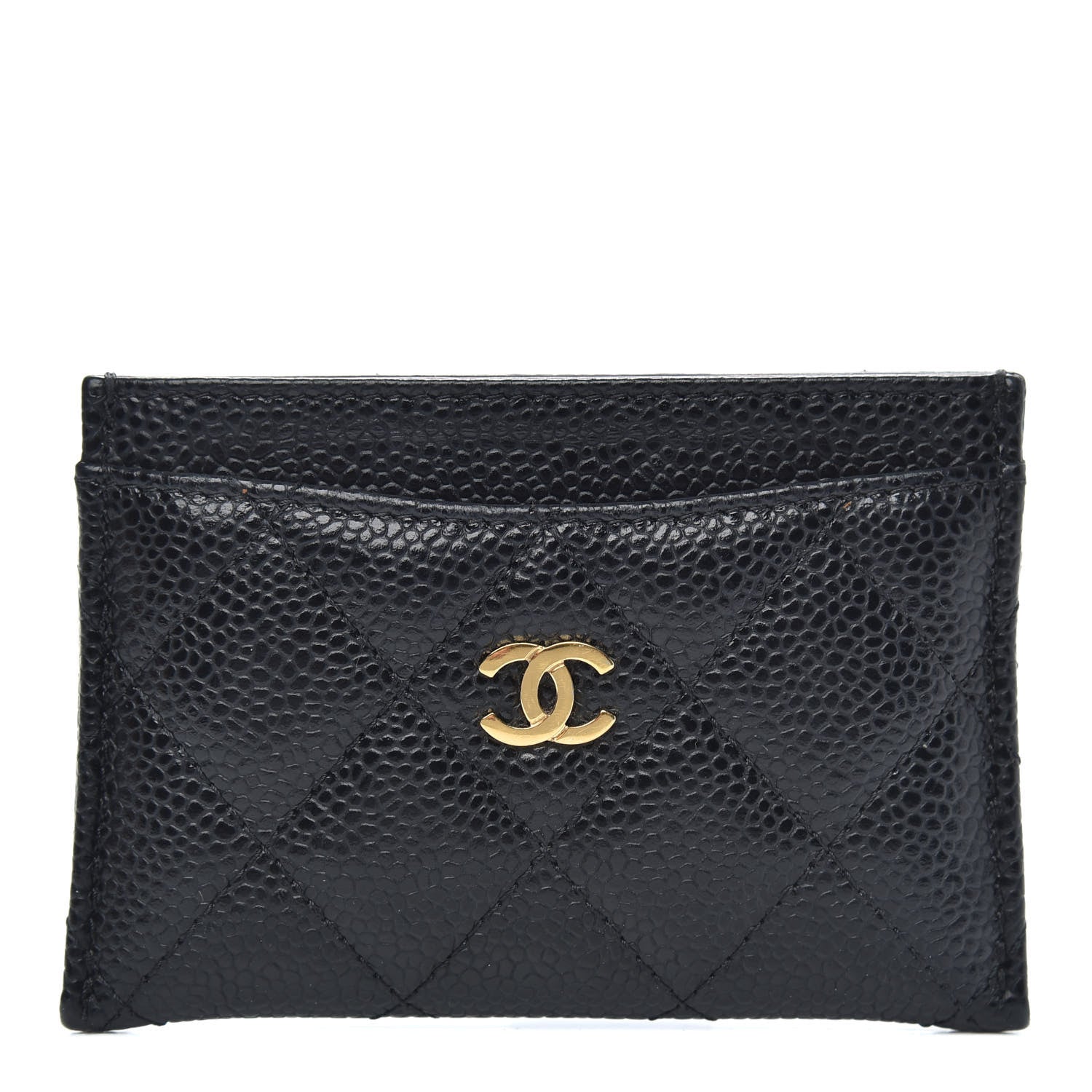 Chanel Caviar Quilted Card Holder Black 1 of 8