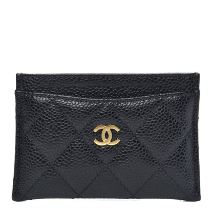 Chanel Caviar Quilted Card Holder Black 1 of 8