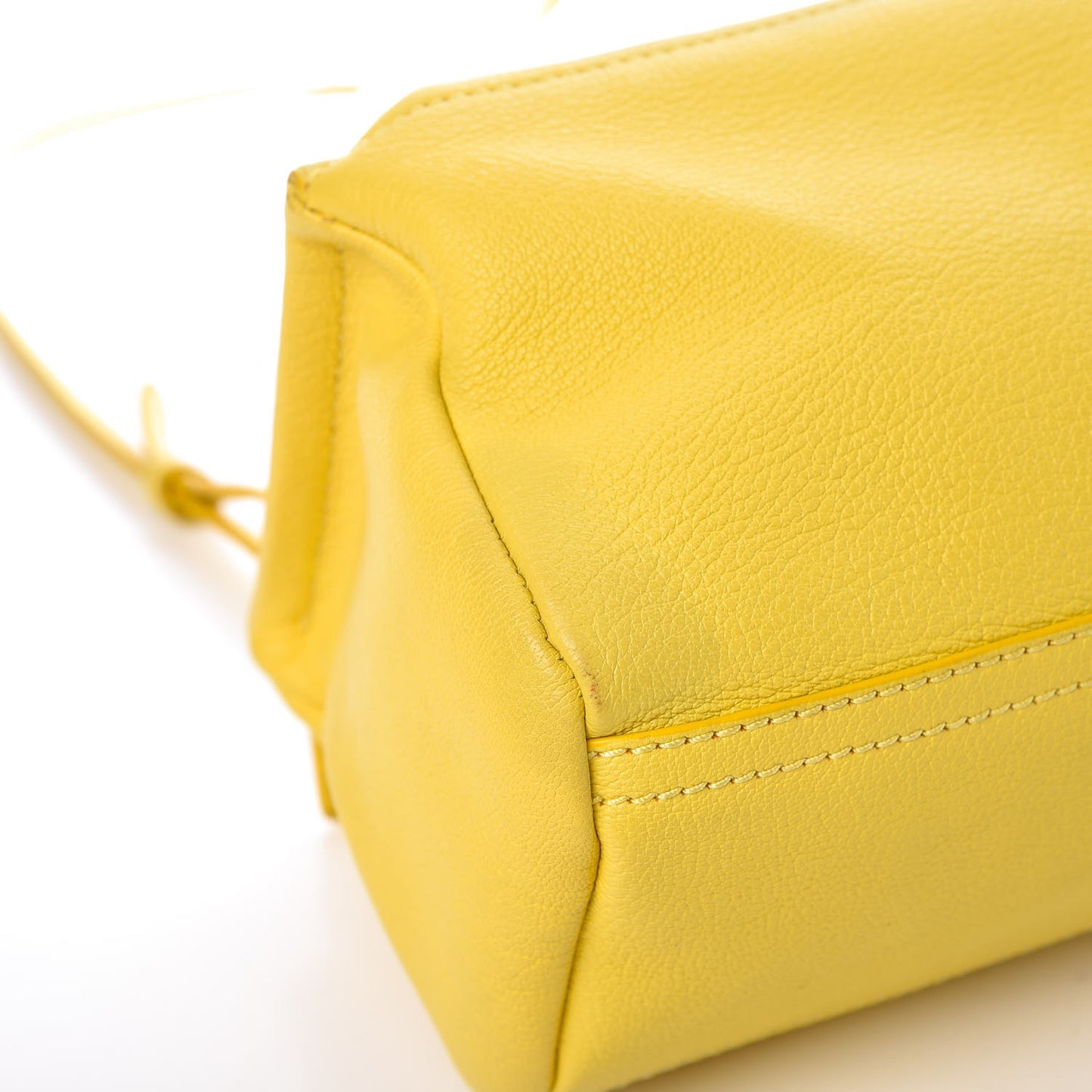 Sugar Goatskin Mini Pandora Bright Yellow