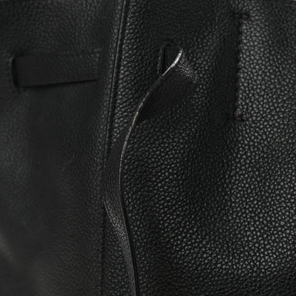 Celine Soft Grained Calfskin Small Belt Cabas Phantom Black 22 of 23