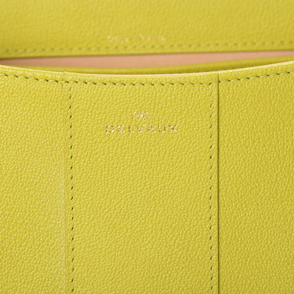 Delvaux Grained Calfskin Mini Brillant Satchel Absinthe Lime 6 of 8