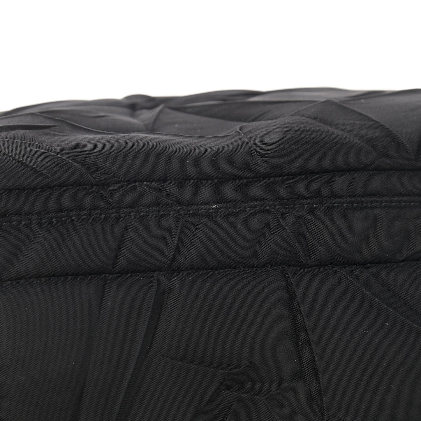 Tessuto Nylon Quilted Tote Black