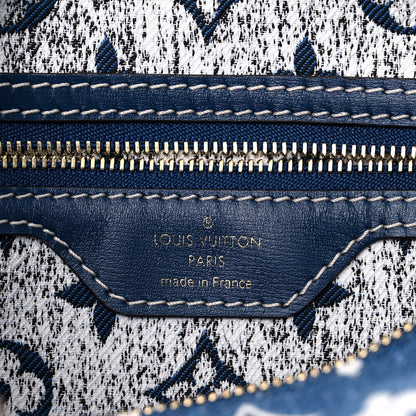 Louis Vuitton Monogram Jacquard Denim Speedy Bandouliere 25 Bleu 6 of 8